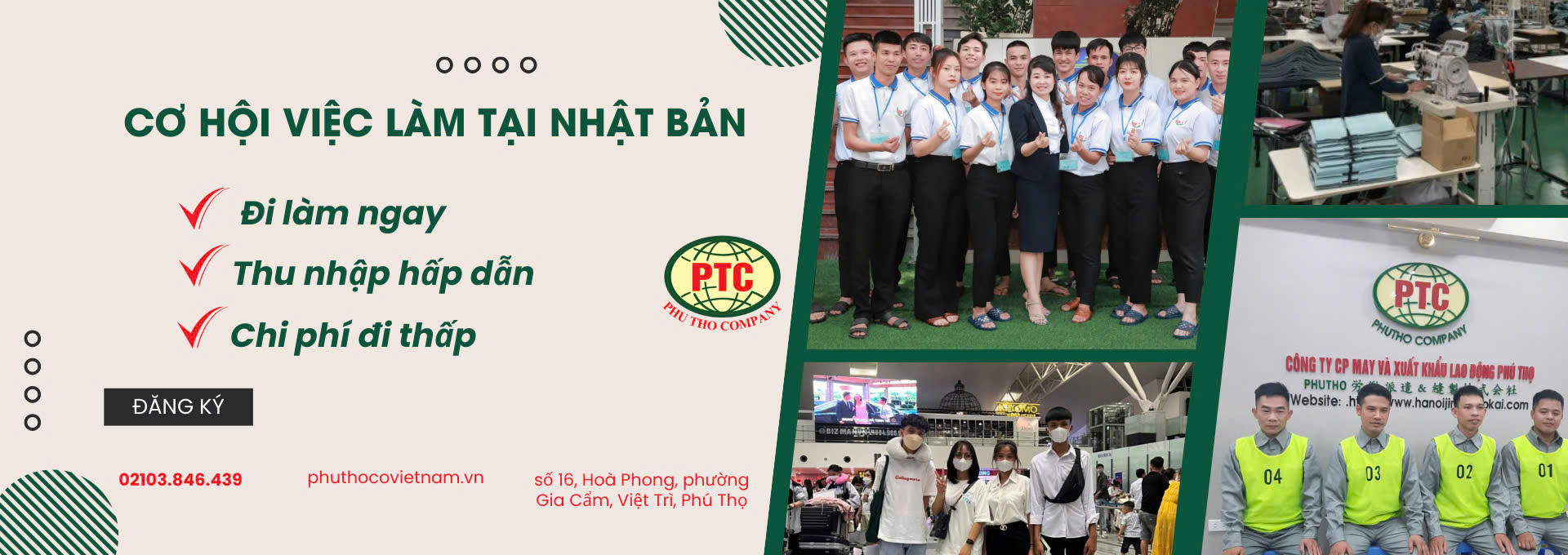 Công Ty Cổ Phần May Và Xuất Khẩu Lao Động Phú Thọ